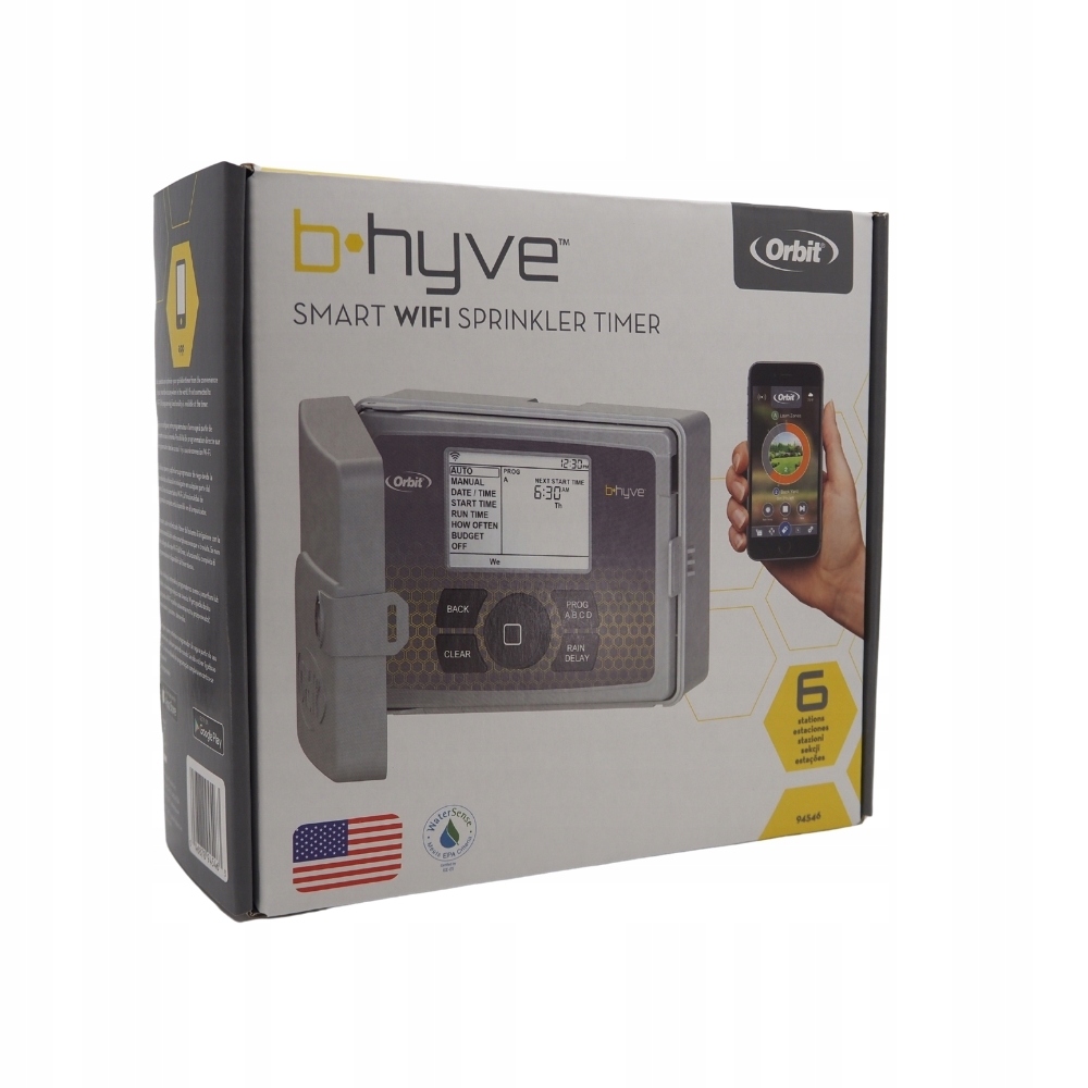 Ovládač Wifi 6-sekčný, externý Orbit B-Hyve