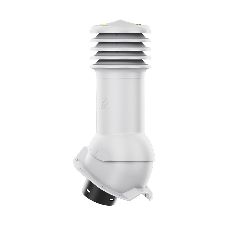 Ventilačný krb HiVent fi150 mm pre trapézový plech, profil T35, sivý