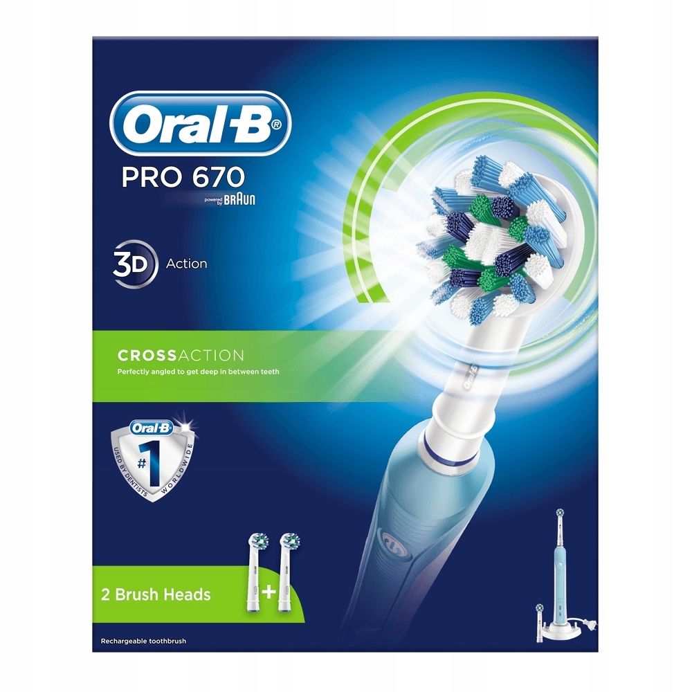 Oral-b Braun Pro 670 Cross Action szczotka