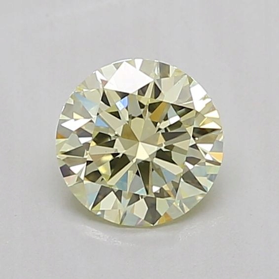 Diament laboratoryjny kolorowy 1.0ct ROUND Fancy Light Yellow VS2 (IGI)