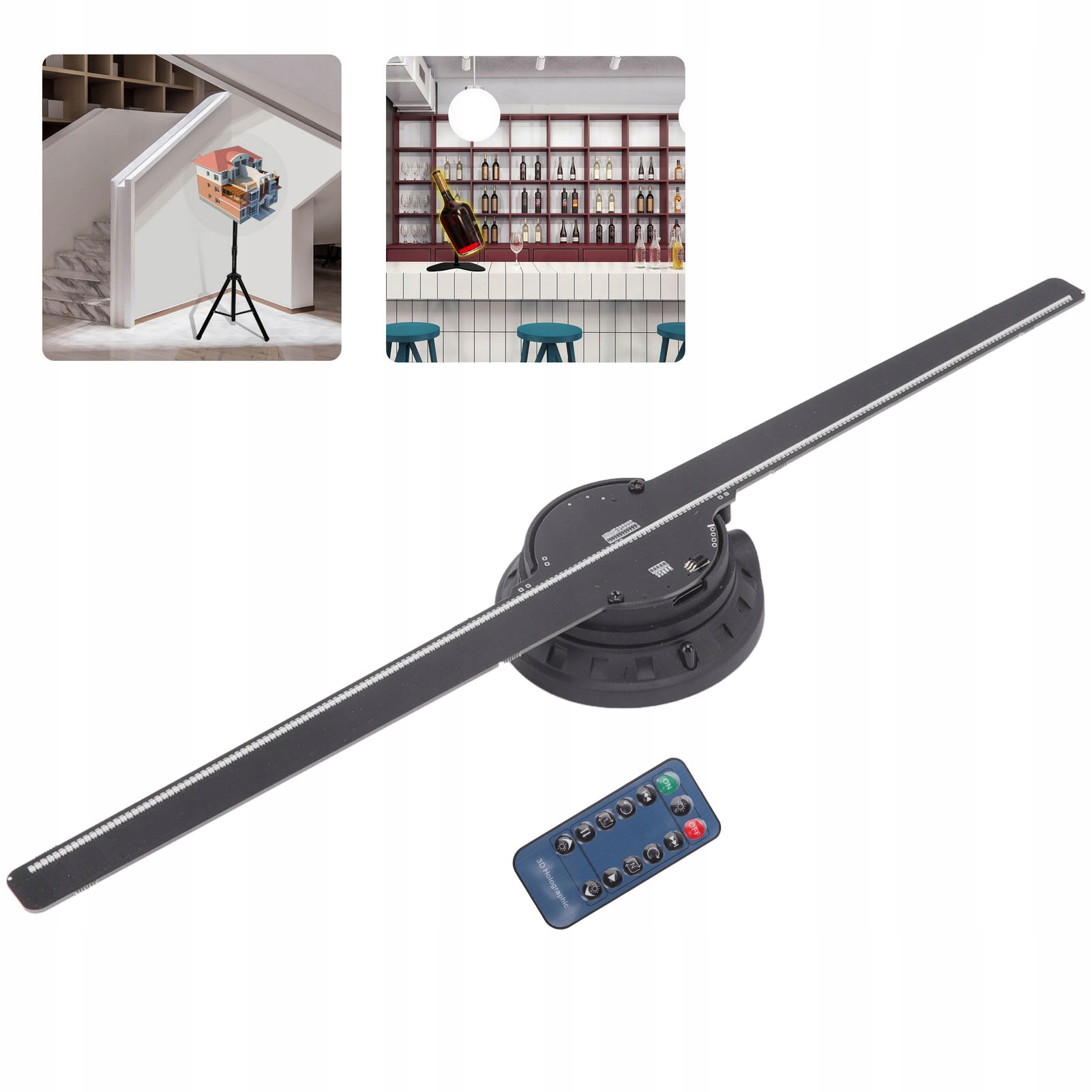 3D Hologram Projector 224 LED 42CM CE Marka inna