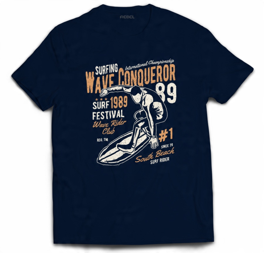 

Tshirt surfing surf wave surfer dechy 4XL