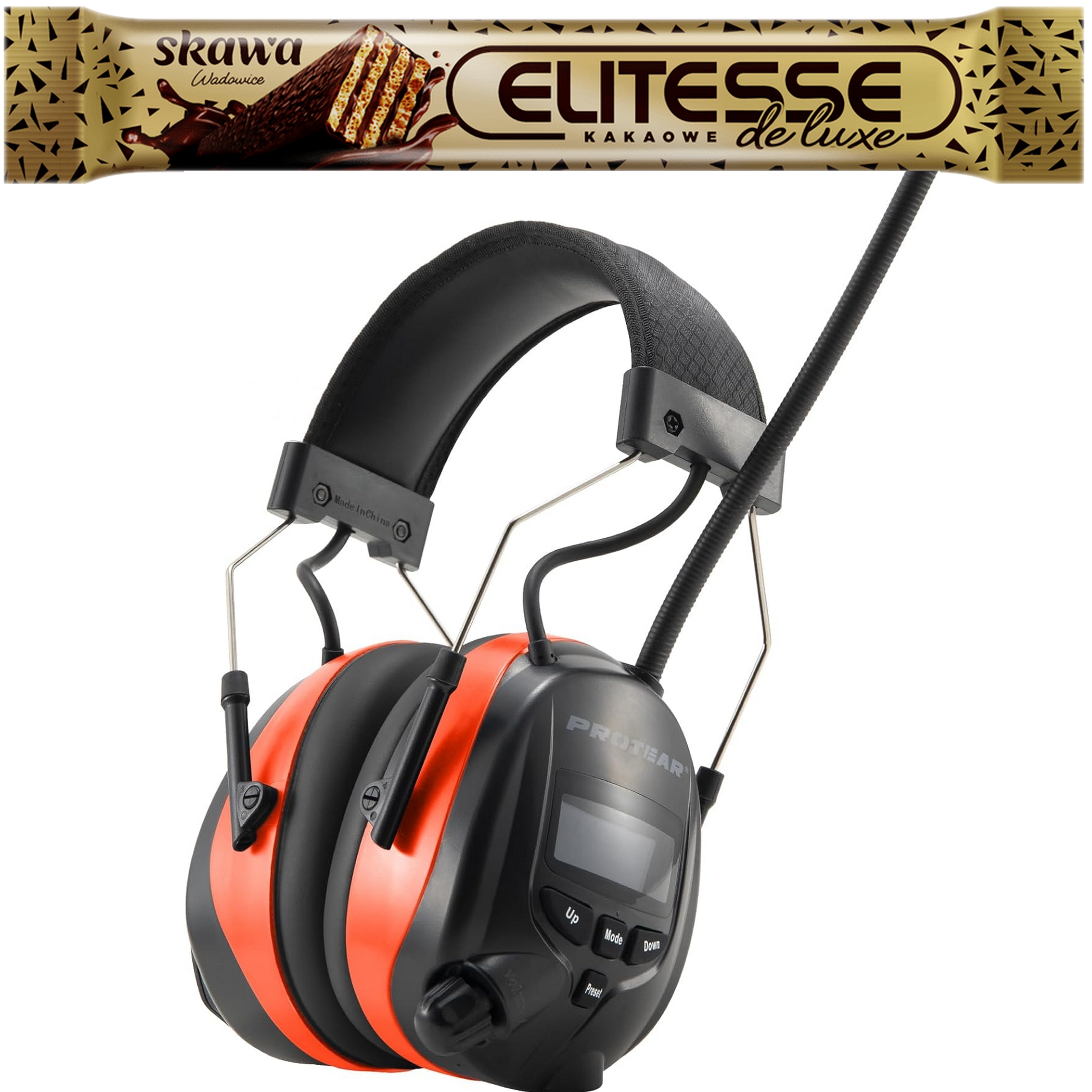 Protear Słuchawki ochronne Bluetooth 5.3 z radiem Dab/dab Fm