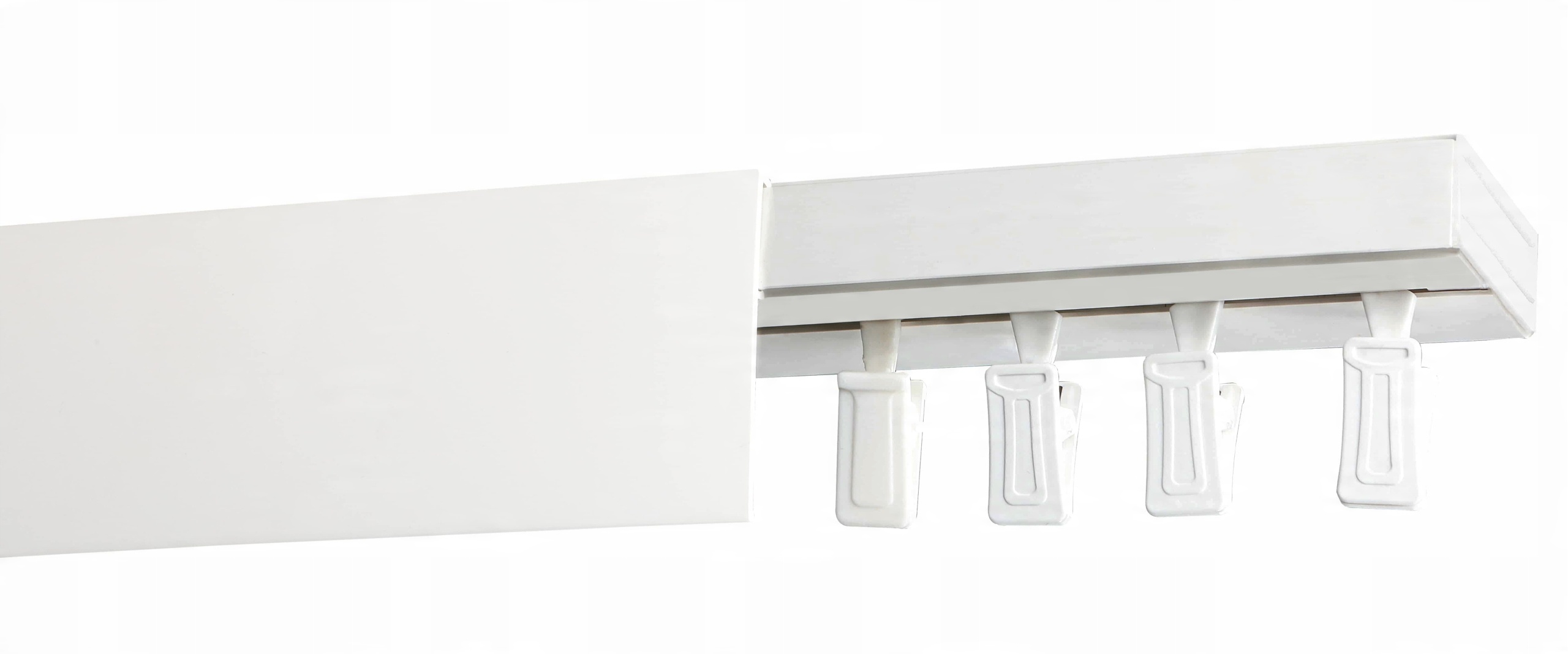 

Karnisz I-torowy 250cm Szyna Pcv Z Osłoną Białą