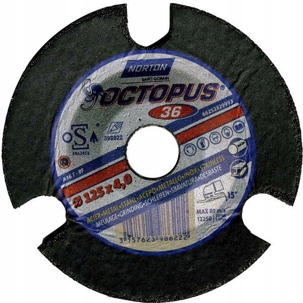 

Tarcza do szlifowania Norton Octopus 125x4 podgląd