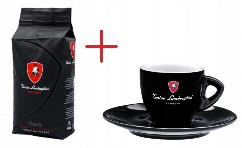Levně Káva zrnková Lamborghini Black 1 kg šálek