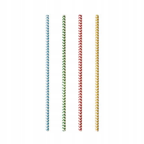 

Słomki rurki papierowe jednorazowe 144 szt kolor