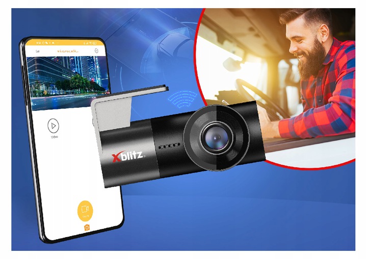 Xblitz Z10 Slim Kamera samochodowa Wi-Fi Full HD Marka Xblitz