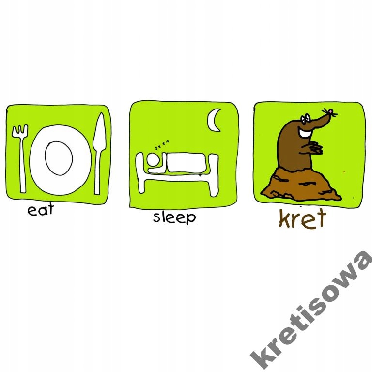 

Męska Koszulka Kret Krecik Wzory Rozmiary kb1