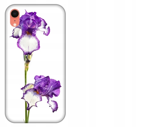 

Etui pokrowiec iPhone Xr Kwiat fioletowy akwarela