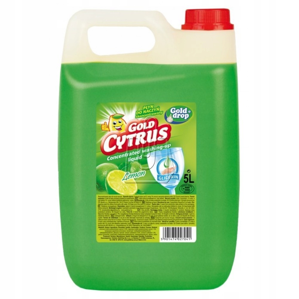 

Płyn do naczyń Gold Cytrus 5l.
