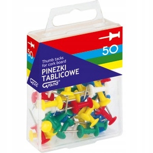 

Pinezka tablicowa (50szt)GRAND 110-1116 op. plasti