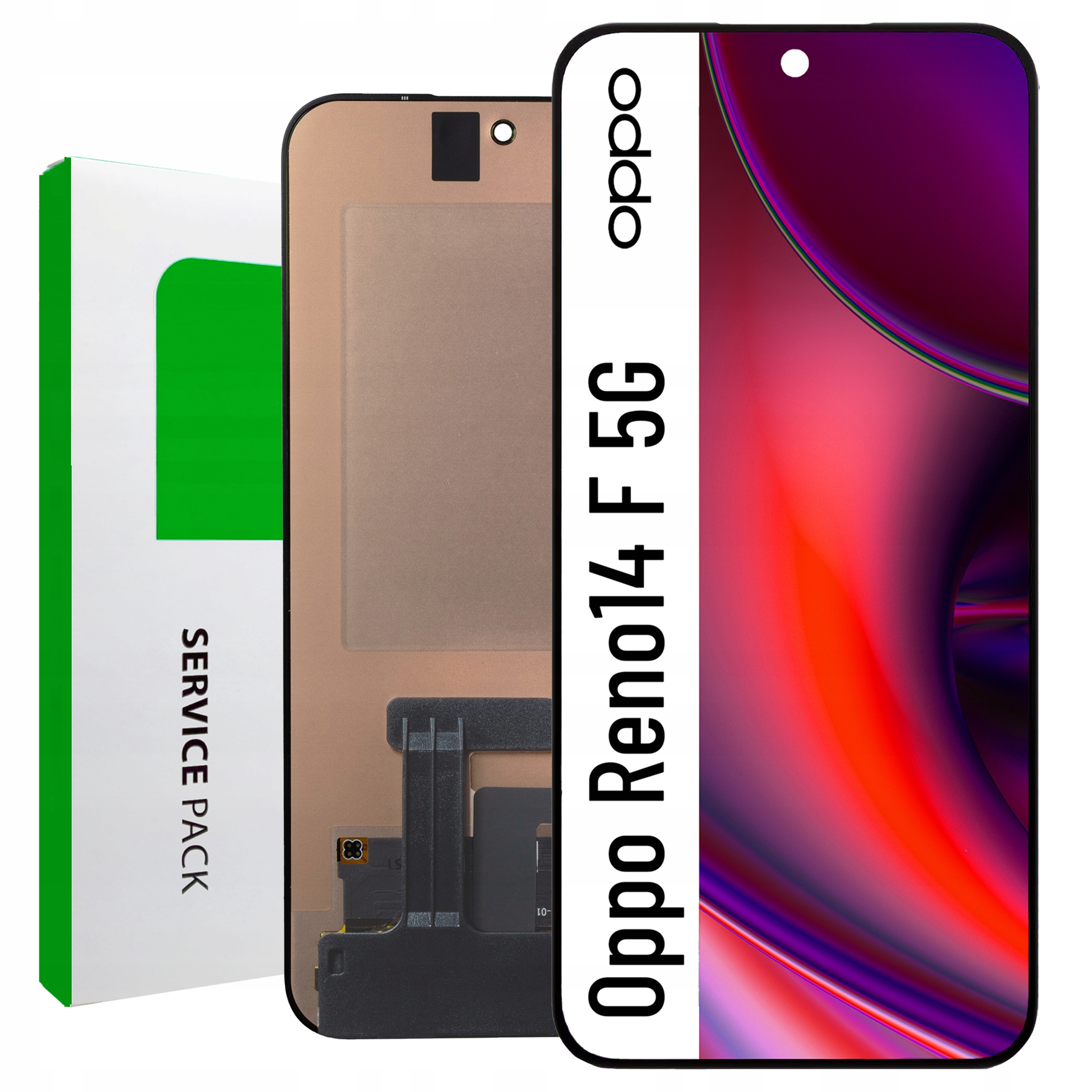 CPH2743 pre Oppo Reno 14 F Service Pack LCD Matrica Originál Zila