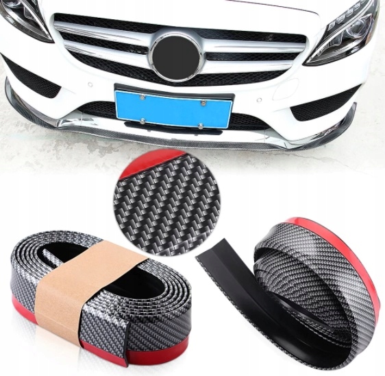 UNIWERSALNA DOKŁADKA ZDERZAKA 5CM x 2,5M CARBON