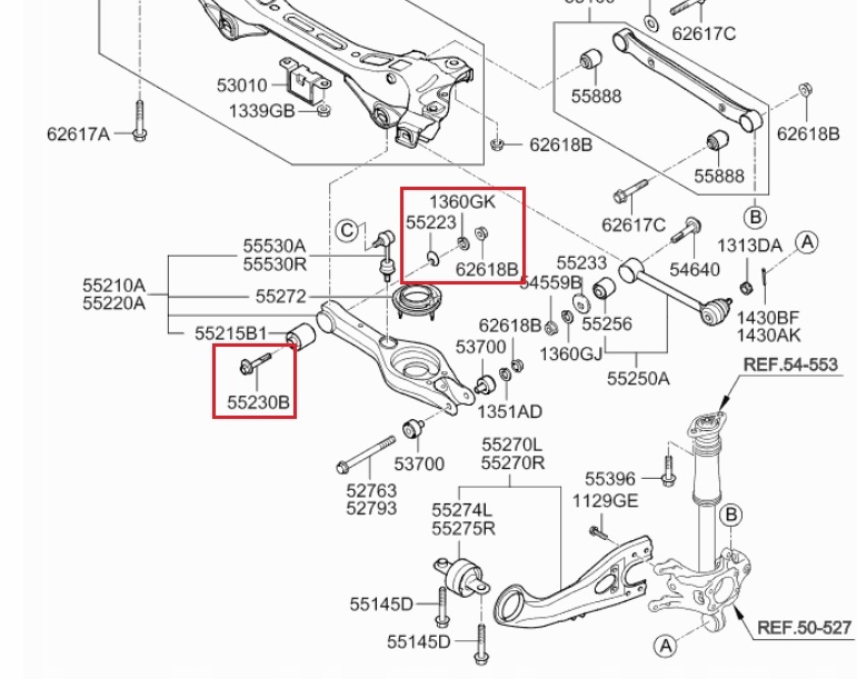 20Z0303-OYO - ЭКСЦЕНТРИКОВЫЙ ВИНТ КОНВЕРГЕНЦИЯ KIA CEE'D CEED С 2011 ГОДА