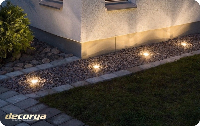 OPRAWA LED NAJAZDOWA LAMPA DO GRUNTOWA OGRODOWA WPUSZCZANA IP65 GU10 230V Moc znamionowa 50 W