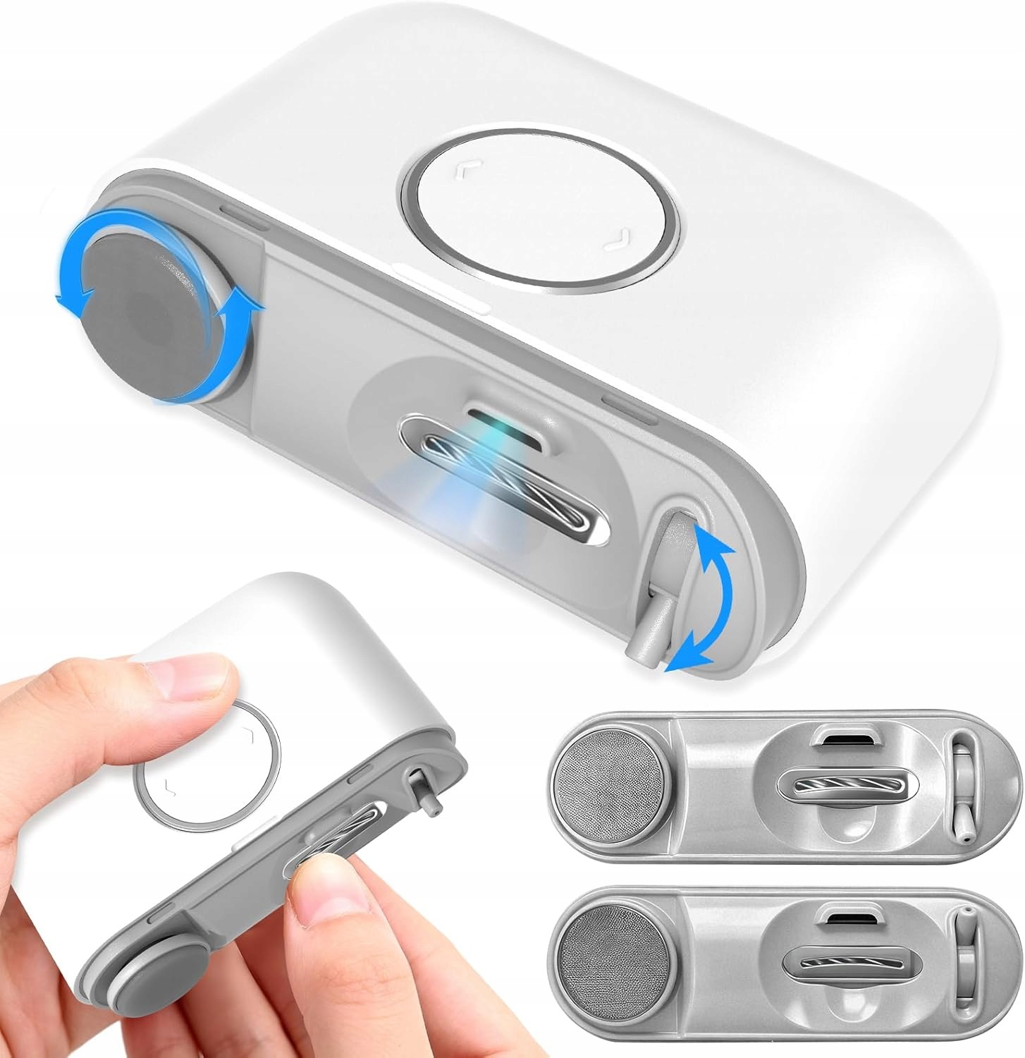 Elektrický Odstřihovač Na Silné Nehty S Usb 500 mAh, bílý
