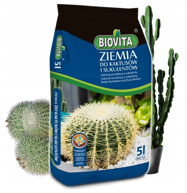 

Ziemia Podłoże Do Kaktusów I Sukulentów Biovita 5L