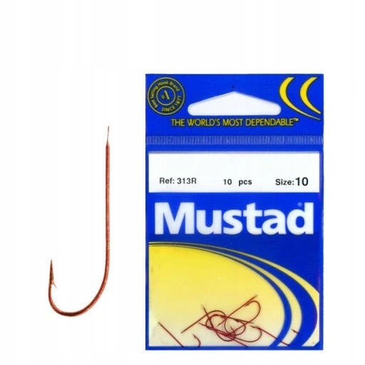 Haczyki Mustad Bloodworm 313R, NR16, 10SZT