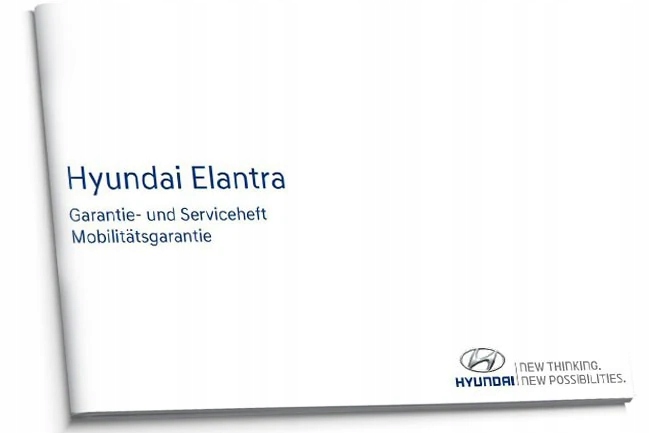 Hyundai Elantra Německá servisní kniha