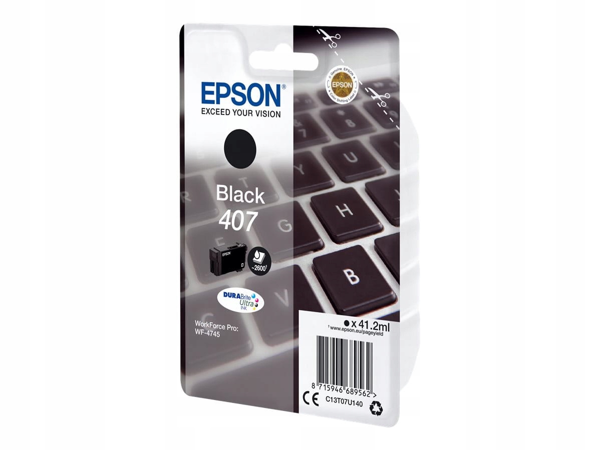 Epson cartridge T07U1 black (klávesnice)