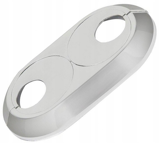 ROZETA PODWÓJNA MASKUJĄCA MASKOWNICA RUR MIEDŹ. 22