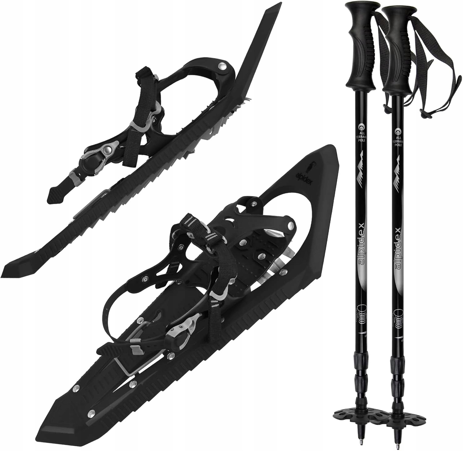 Alpidex Raczki śniegowe z kijkami rozmiar 38-45