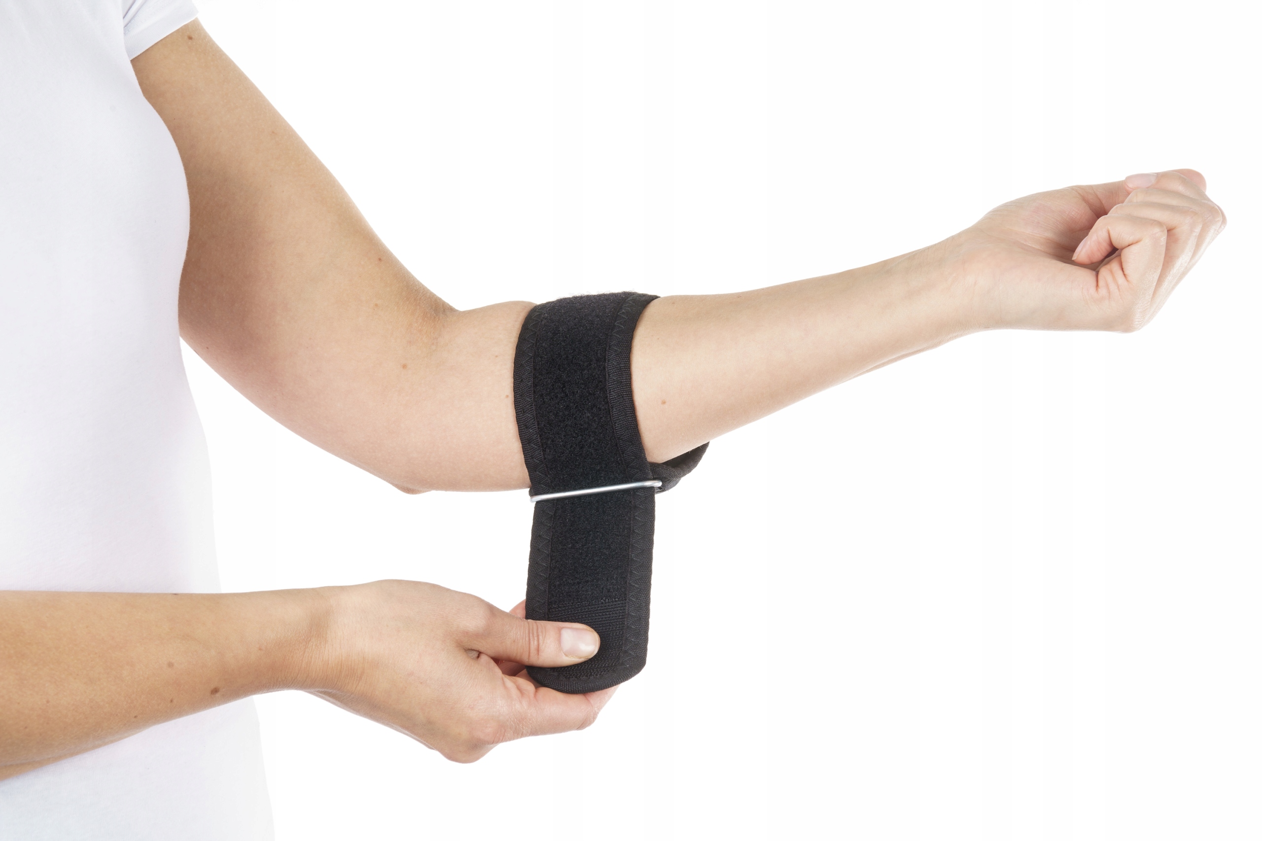 STABILIZATOR NA ŁOKIEĆ TENISISTY OPASKA ORTEZA Model Tennis Elbow Support
