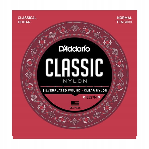 

Struny do gitary klasycznej D'Addario Nylon EJ27N