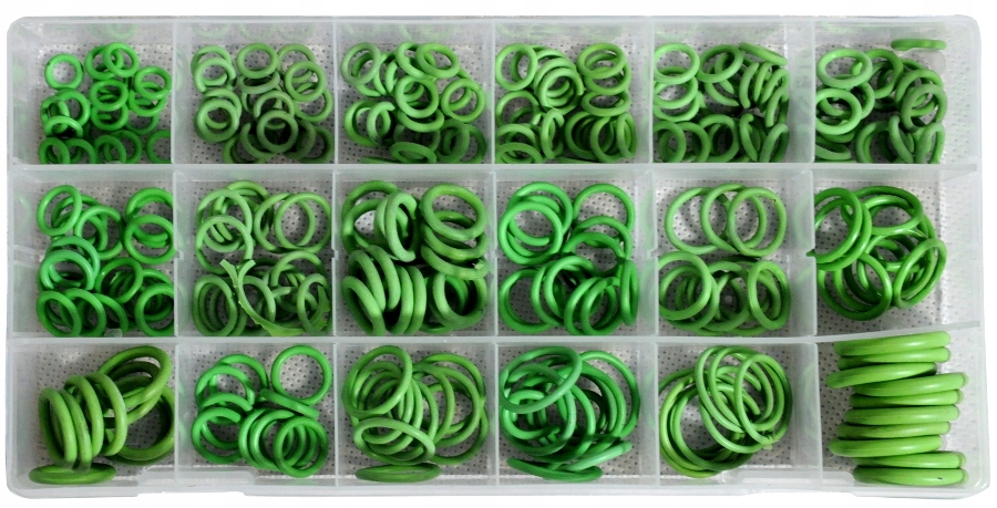 ZESTAW ORINGÓW ORINGI USZCZELKI KLIMATYZACJI 270el Marka Fixem