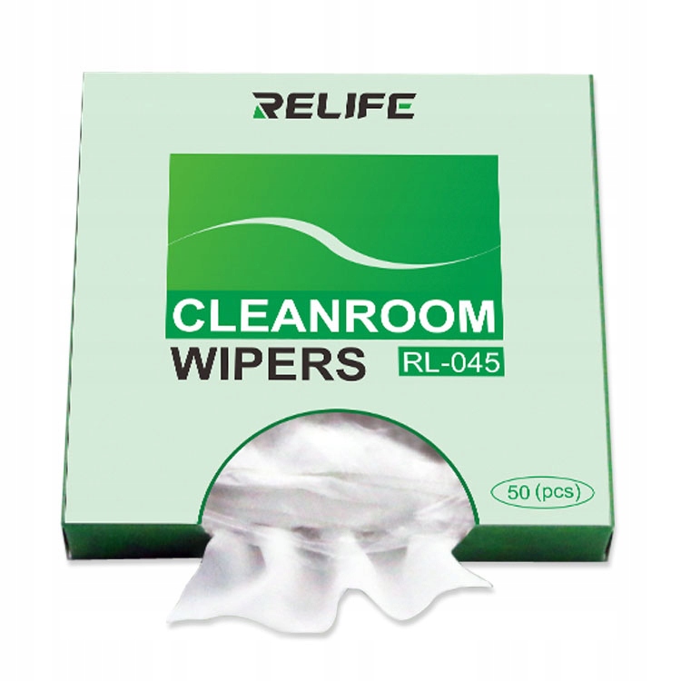 

Ściereczki Bezpyłowe Cleanroom Relife RL-045 50X