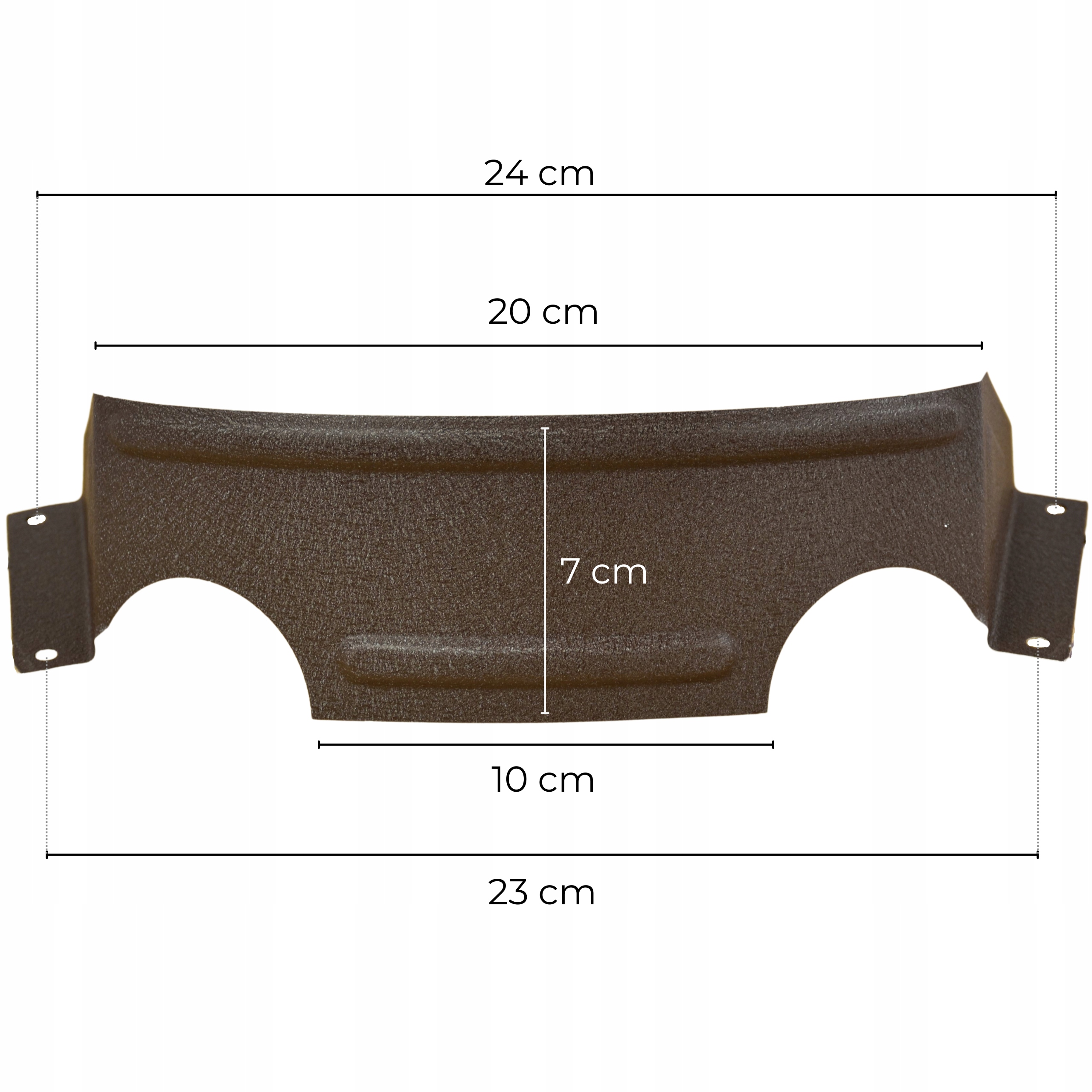 ŚNIEGOŁAP płotek śniegowy łezka OCYNK BRĄZ 8019 Marka inna