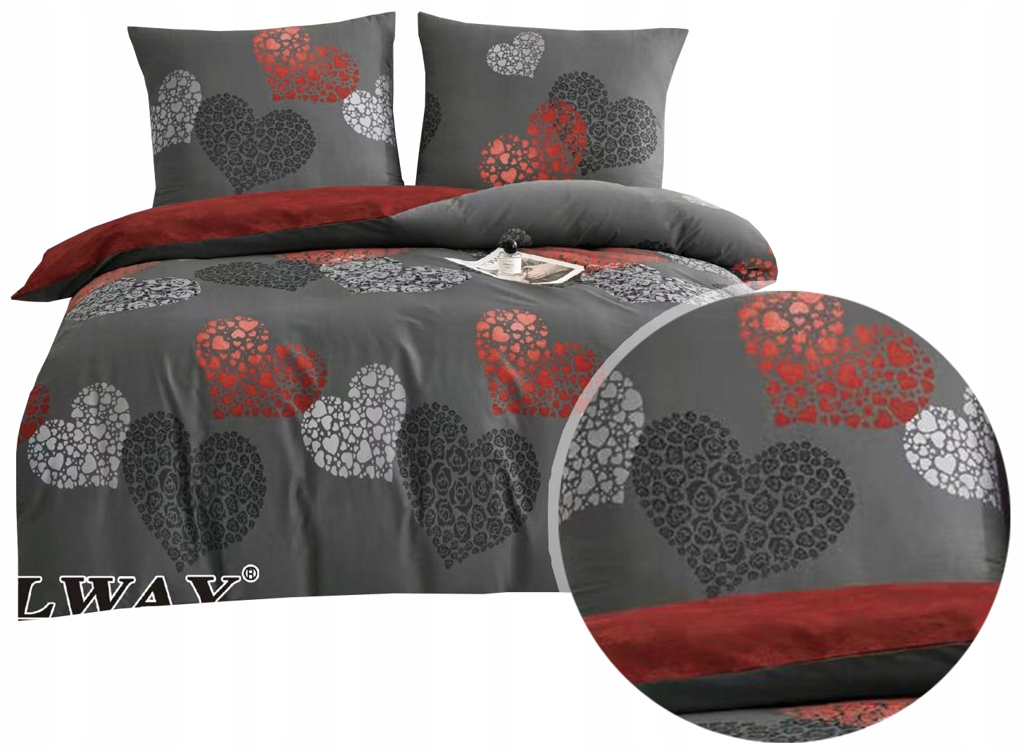 Pościel 200x220 Elway 100% Bawełna Komplet Pościeli Satynowej Nowe