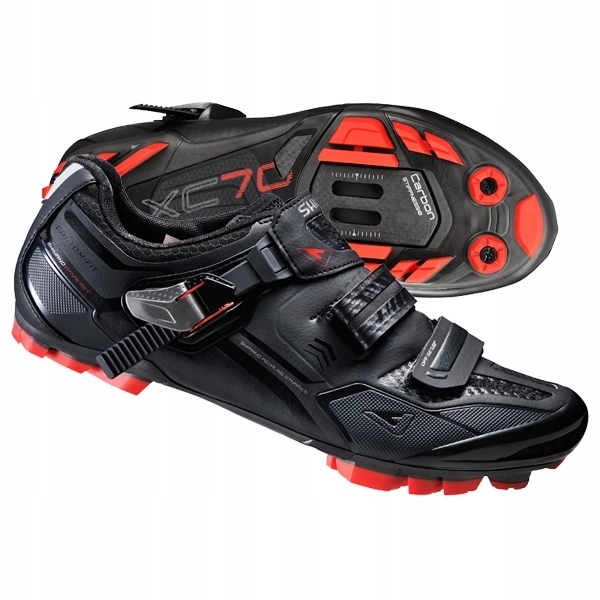 Buty Rowerowe Spd Shimano SH-XC70 Black Carbon Rozmiar 40 Wpinane