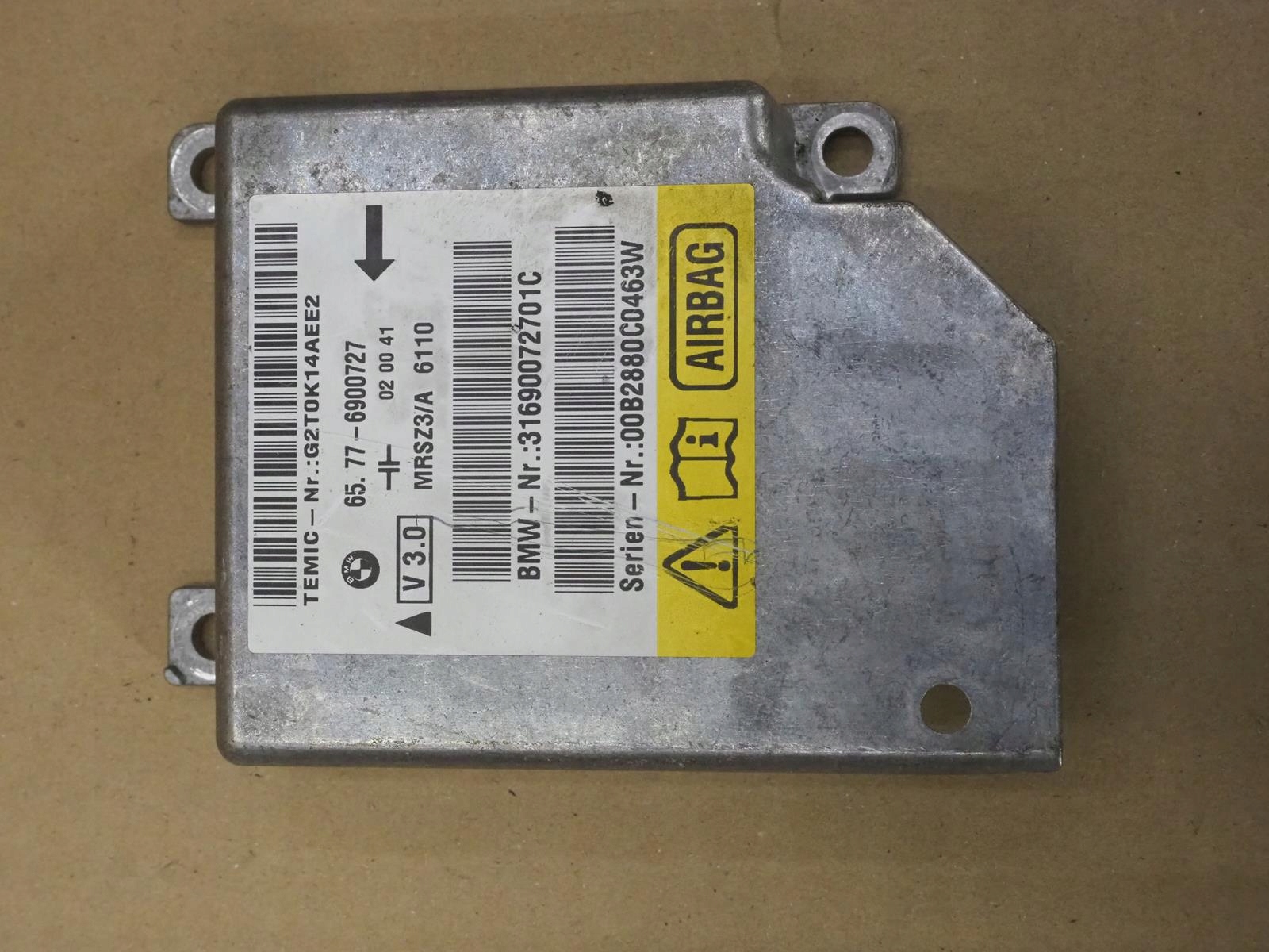 Moduł sensor poduszek AIRBAG BMW e39 BMW X5 BMW E53 6900727