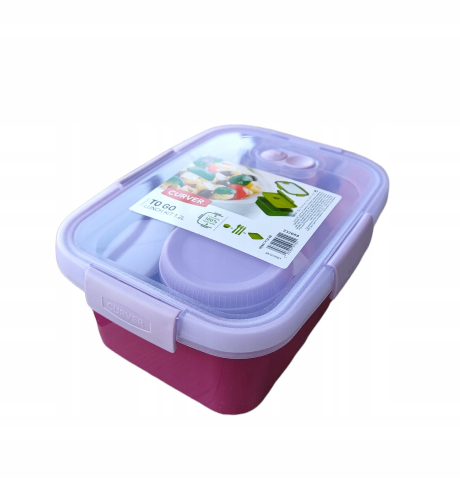 CURVER POJEMNIK TO GO LUNCH 1,2L + SZTUĆCE ŻYWNOŚĆ