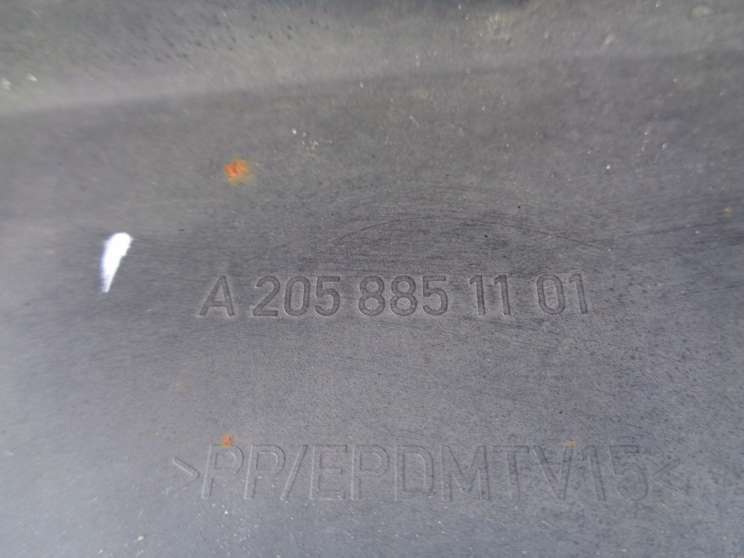 front bumper MERCEDES C-KLASA W205 18- LIFT