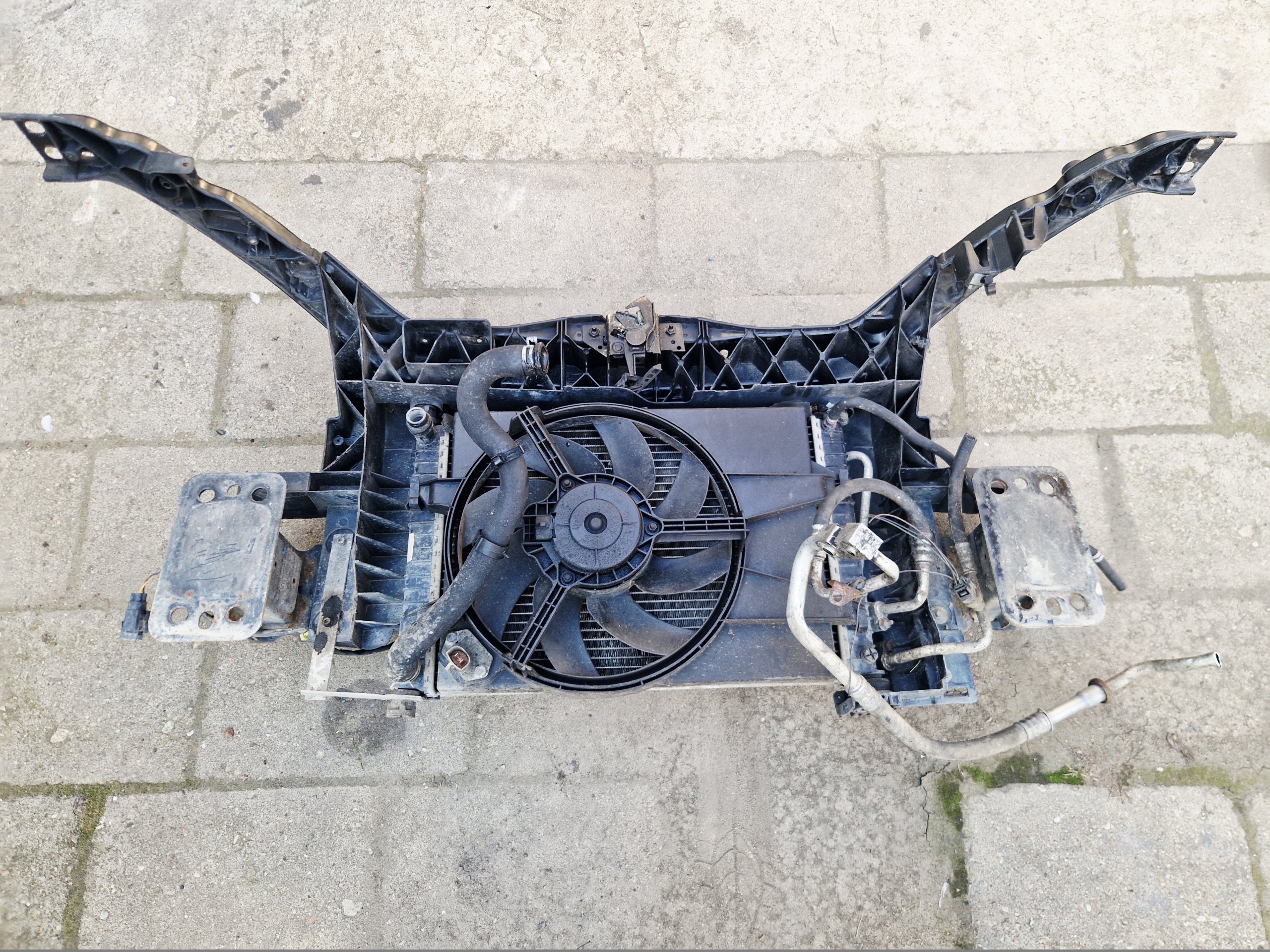 FORD FUSION MK1 1.4 TDCI support panel for radiators pillar radiator KOMPLET