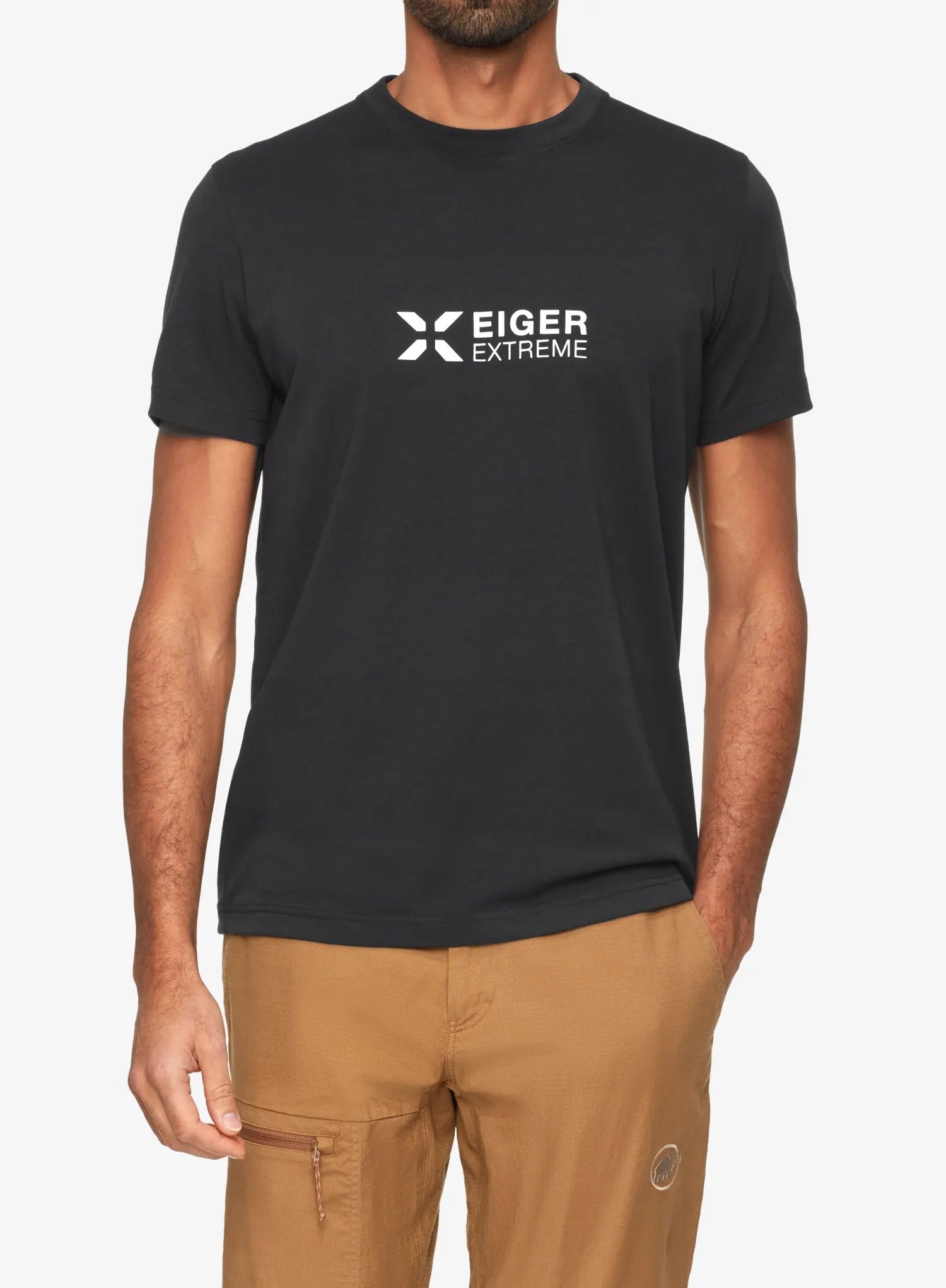 Rychleschnoucí tričko Mammut Eiger Logo T-Shirt černá S
