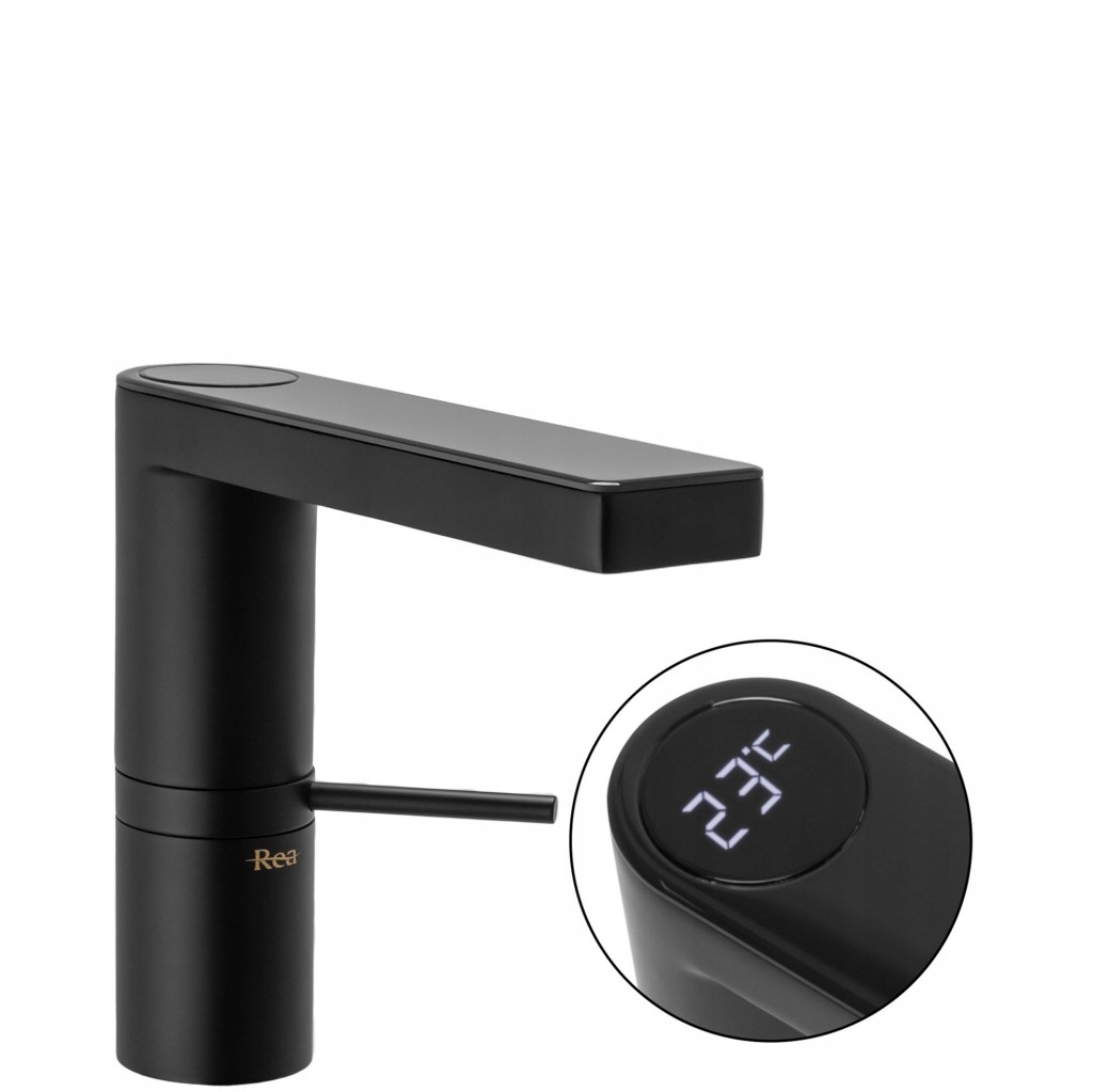 Umývadlová batéria Amar LCD čierna Rea -B2065) /sm/