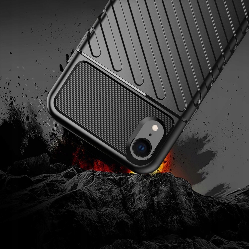 ETUI PANCERNE HYBRID CASE CARBON DO IPHONE XR Marka Inna