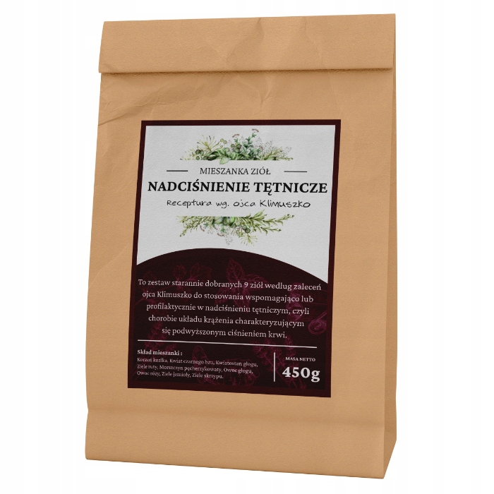 

Nadciśnienie tętnicze zioła wg Ojca Klimuszko 450g