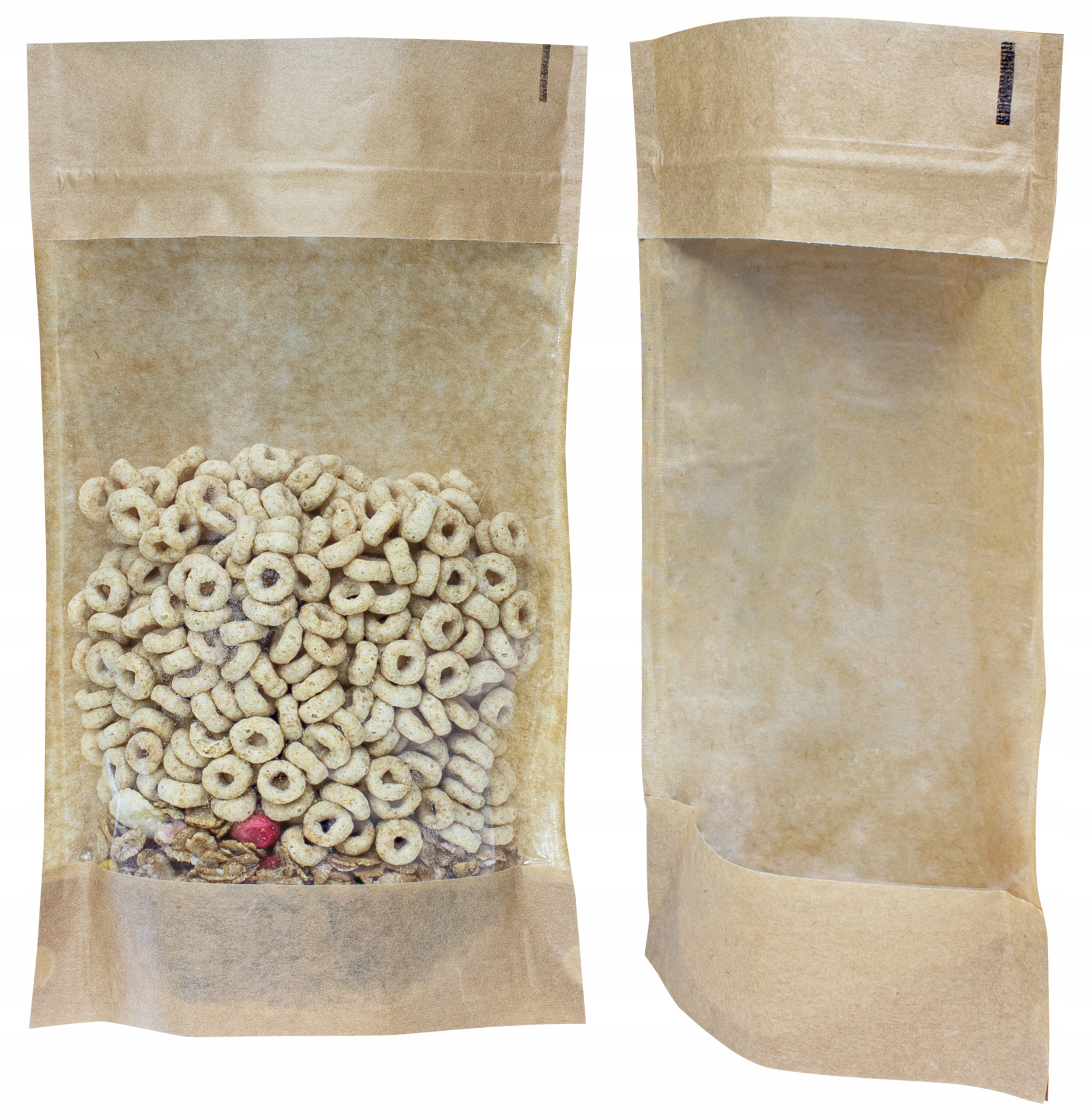 

Doypack Torebki papierowe 750ml 50szt duże okienko