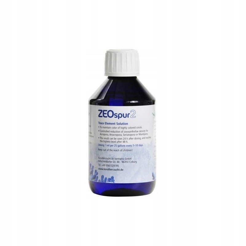 Korallen Zucht Zeospur 2 250 ML Sladové Prvky Pro Korálovce