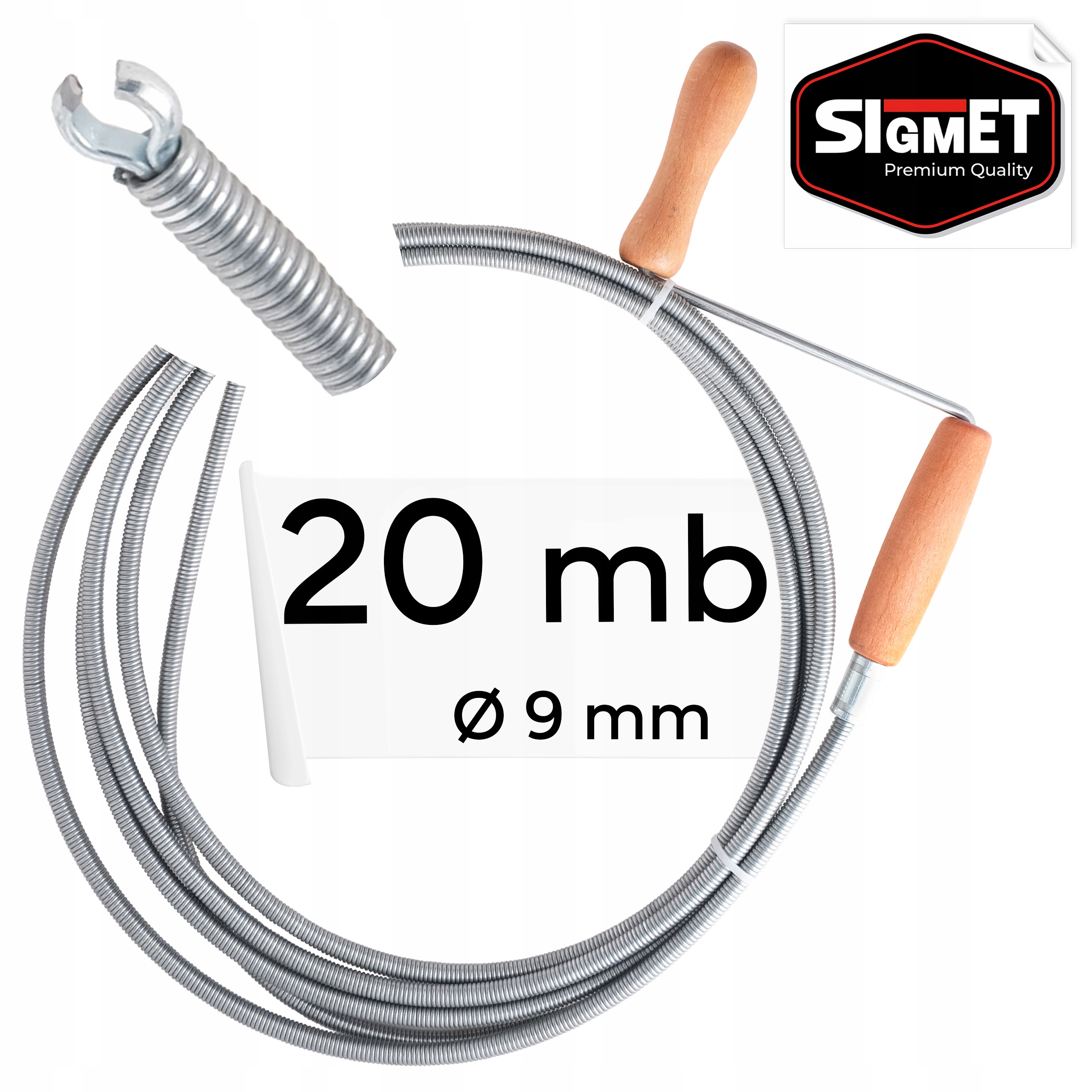 Zmijka spirála kanalizační pružina pro potrubí 20 metrů