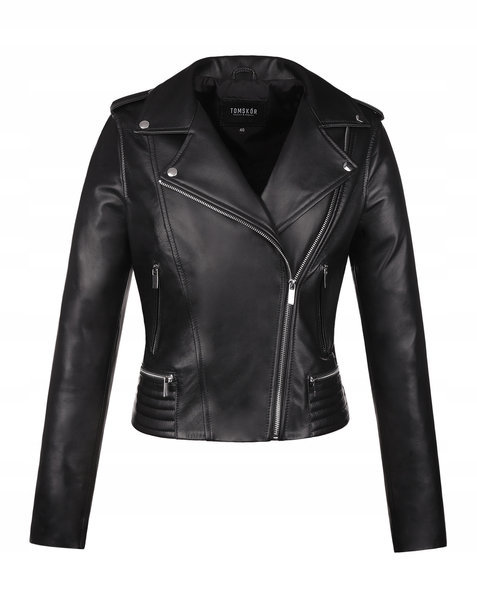 Tomskór Černá Kožená Dámská Ramoneska Iga M/38