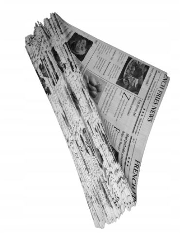 Opakowania na popcornu rożki frytki 200szt 125g Kod producenta R-125 GAZETA