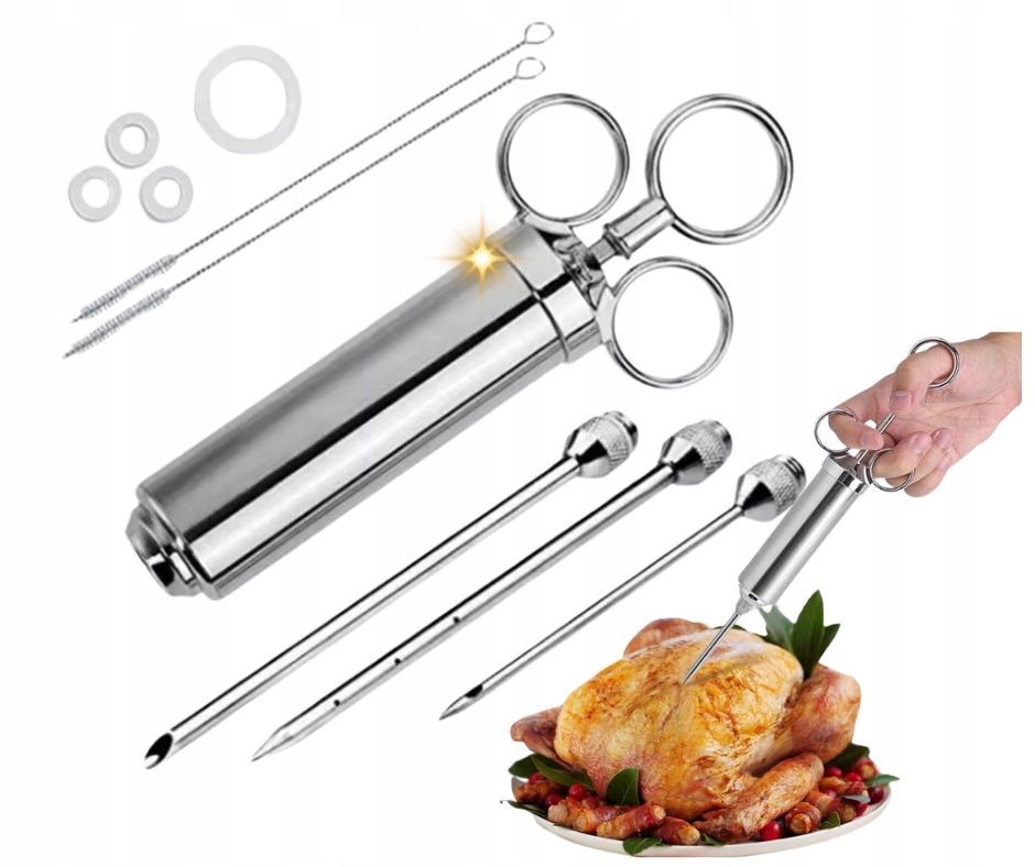 Stříkačka Na Olej Na Maso, Plnicí Náplň, Marináda, Stříkačka