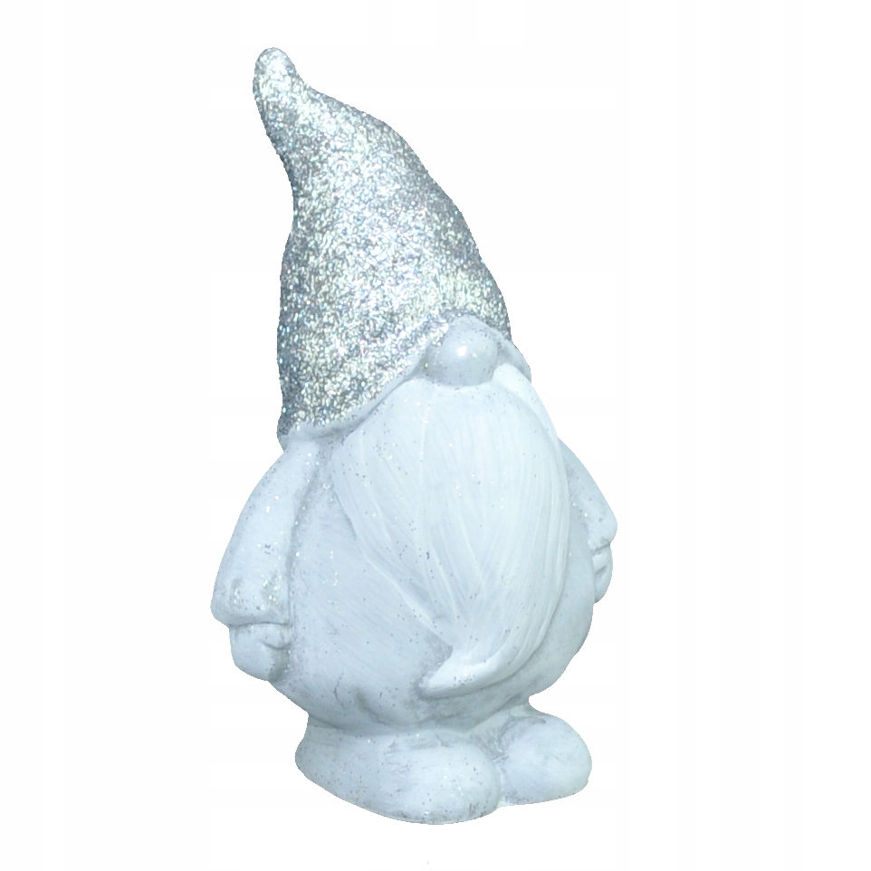 

Skrzat gnom świąteczny 18 cm gipsowy dekoracyjny