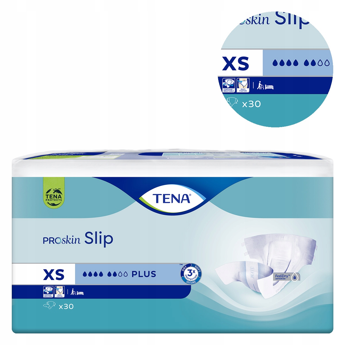 

Pampersy dla dorosłych Tena Slip Plus Xs 30 szt